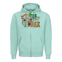 Seafoam spooky sourus Zipper Hoodie - CowhideDigitalArt