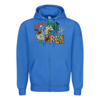 True Royal spooky sourus Zipper Hoodie - CowhideDigitalArt
