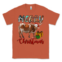 Copper Texas Longhorn Merry Christmas Classic Tee - RanaPortraitStore