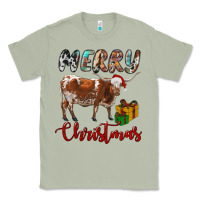 Matcha Texas Longhorn Merry Christmas Classic Tee - RanaPortraitStore