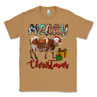 Toasted Coconut Texas Longhorn Merry Christmas Classic Tee - RanaPortraitStore