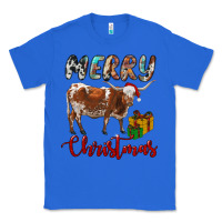 True Royal Texas Longhorn Merry Christmas Classic Tee - RanaPortraitStore