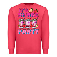 Cardinal its shake party with milkshake Premium Sweatshirt - AdoDesignShop