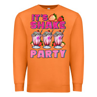 Carrot its shake party with milkshake Premium Sweatshirt - AdoDesignShop