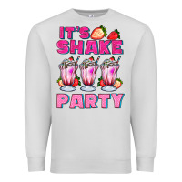 Dove Grey its shake party with milkshake Premium Sweatshirt - AdoDesignShop