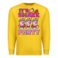 Lemon its shake party with milkshake Premium Sweatshirt - AdoDesignShop