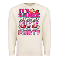 Sandshell its shake party with milkshake Premium Sweatshirt - AdoDesignShop