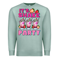 Seafoam its shake party with milkshake Premium Sweatshirt - AdoDesignShop