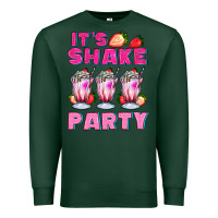 Sports Green its shake party with milkshake Premium Sweatshirt - AdoDesignShop