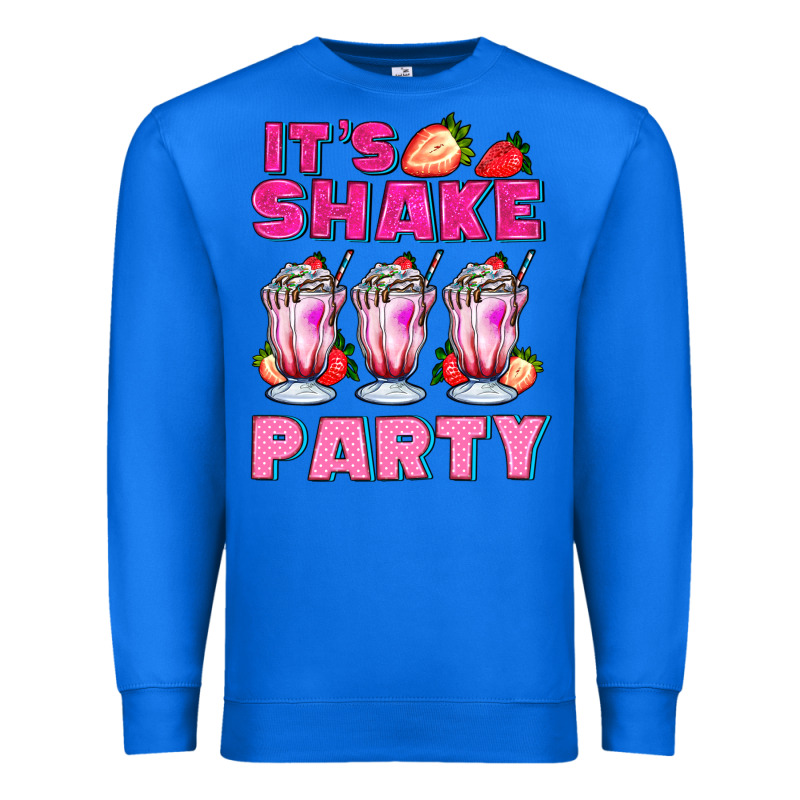 Its Shake Party With Milkshake Premium Sweatshirt by AdoDesignShop | Teevron