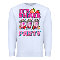 White its shake party with milkshake Premium Sweatshirt - AdoDesignShop