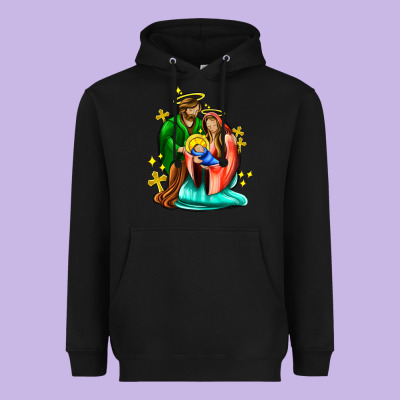 Oh Holy Night  With Cross Ado Heavyweight Hoodie Designed By Adodesignshop