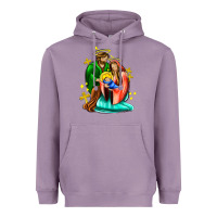 Lavender oh holy night  with cross ado Heavyweight Hoodie - AdoDesignShop