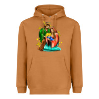 Meerkat oh holy night  with cross ado Heavyweight Hoodie - AdoDesignShop