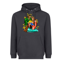 Smoke oh holy night  with cross ado Heavyweight Hoodie - AdoDesignShop