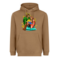 Toasted Coconut oh holy night  with cross ado Heavyweight Hoodie - AdoDesignShop