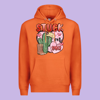 Stuck On You Premium Hoodie Designed By Maliassmallbusiness