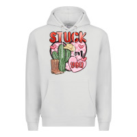Dove Grey stuck on you Premium Hoodie - MaliasSmallBusiness