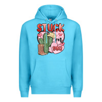 Ocean Blue stuck on you Premium Hoodie - MaliasSmallBusiness