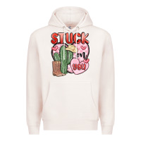 Pale Pink stuck on you Premium Hoodie - MaliasSmallBusiness