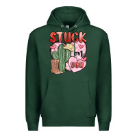 Sports Green stuck on you Premium Hoodie - MaliasSmallBusiness