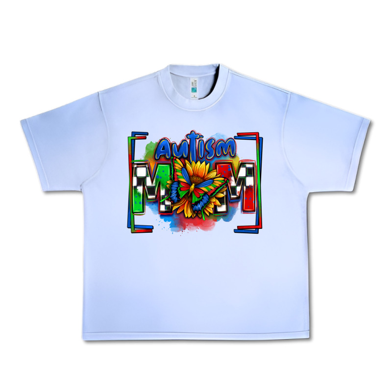 Autism Mom Checkered Flag Urban Heavy Tee by Zillion Design Studio | Teevron