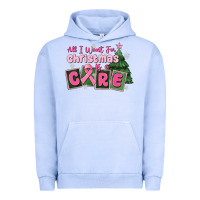 Pigment Grape Ice all i want for is a care Urban Hoodie - MaliasSmallBusiness
