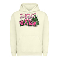 Pigment Pistachio all i want for is a care Urban Hoodie - MaliasSmallBusiness