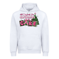 White all i want for is a care Urban Hoodie - MaliasSmallBusiness