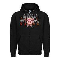 Black show mom Zipper Hoodie - SublimationCraftShop