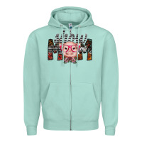 Seafoam show mom Zipper Hoodie - SublimationCraftShop