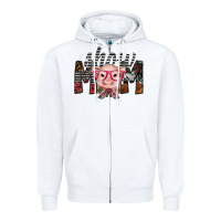 White show mom Zipper Hoodie - SublimationCraftShop
