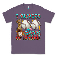 Lavender i tackled 100 days of school baseball Classic Tee - Zillion Design Studio