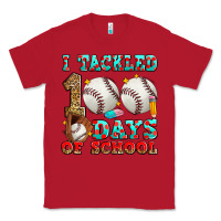 Red i tackled 100 days of school baseball Classic Tee - Zillion Design Studio