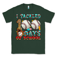 Sports Green i tackled 100 days of school baseball Classic Tee - Zillion Design Studio