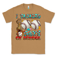 Toasted Coconut i tackled 100 days of school baseball Classic Tee - Zillion Design Studio