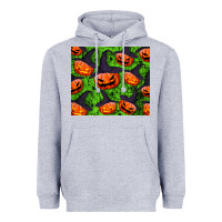 Heather Grey halloween pumpkin tumbler Heavyweight Hoodie - BundleAndBundleShop