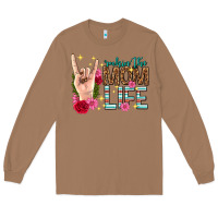 Toasted Coconut rockin the mom life mothers day Long Sleeve Tee - texasbilliewilder