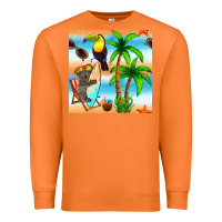 Carrot tropical animals seamless pattern Premium Sweatshirt - BundleAndBundleShop