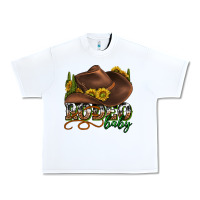 White rodeo baby western Urban Heavy Tee - texasbilliewilder