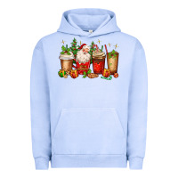 Pigment Grape Ice Christmas Santa coffee cups Urban Hoodie - MaliasSmallBusiness