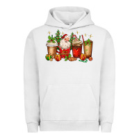 Pigment Lunar Rock Christmas Santa coffee cups Urban Hoodie - MaliasSmallBusiness