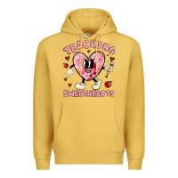 Antique Gold teaching sweethearts Premium Hoodie - MaliasSmallBusiness