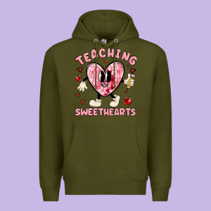 Teaching Sweethearts Premium Hoodie Designed By Maliassmallbusiness