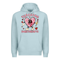 Blue Mist teaching sweethearts Premium Hoodie - MaliasSmallBusiness