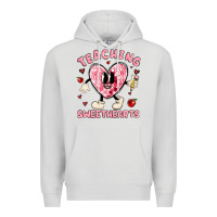 Dove Grey teaching sweethearts Premium Hoodie - MaliasSmallBusiness
