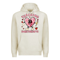 Oatmeal Heather teaching sweethearts Premium Hoodie - MaliasSmallBusiness