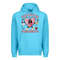 Ocean Blue teaching sweethearts Premium Hoodie - MaliasSmallBusiness