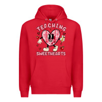 Red teaching sweethearts Premium Hoodie - MaliasSmallBusiness