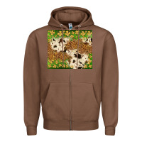 Chestnut St. Patrick's Day shamrock tumbler Zipper Hoodie - Neo Western